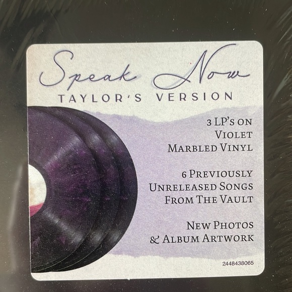 NEW UNOPENED speak now tv vinyl - Picture 3 of 3